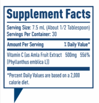 NativePath Liposomal Vitamin C Supplement Facts