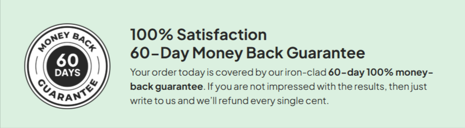 Revitag Money Back Guarantee
